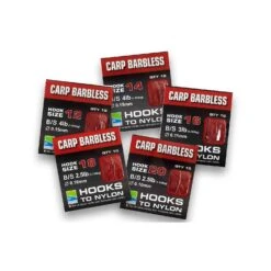 Barbless Hooks Preston Carp Hooks To Nylon Size 14